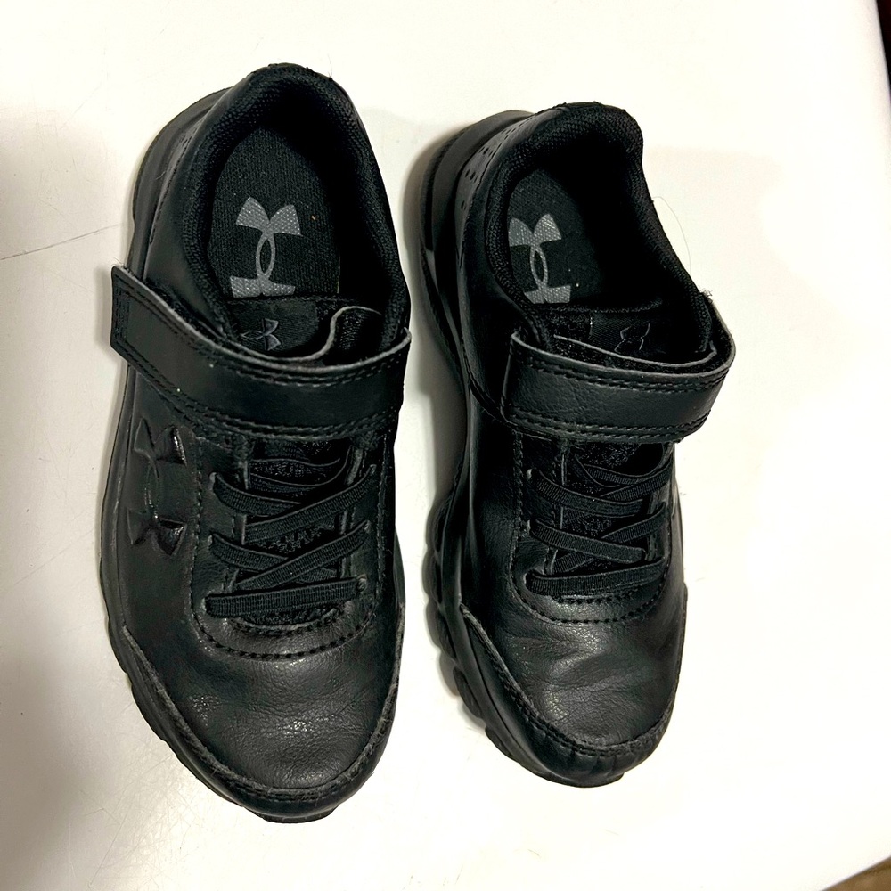 Black Under Armour shoes- boys